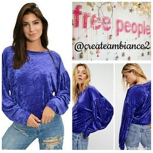 Free People Velvety Luxe Pullover